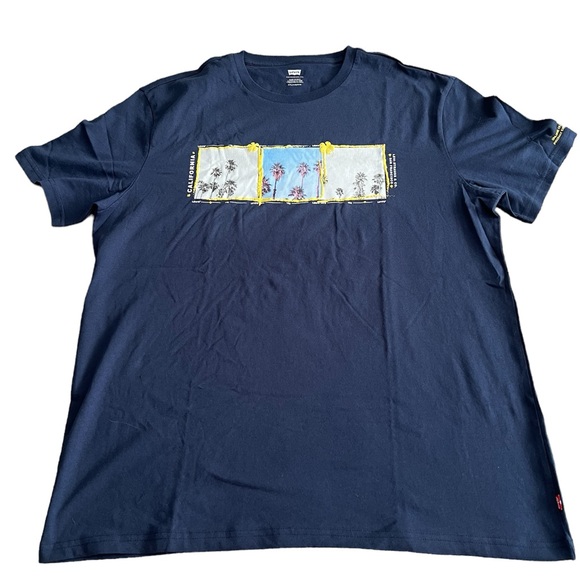 Levi’s Navy Round neck printed t-shirt - Picture 1 of 9